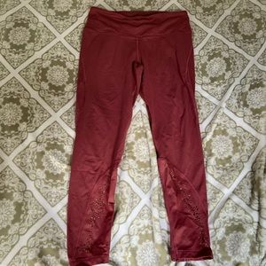 pink full length leggings from Victoria’s Secret